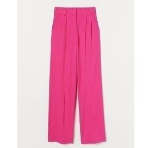 Jacquard-weave Wide leg suit pants / trousers